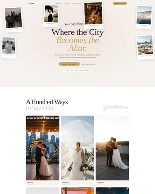 Elegant Rooftop Landing Page Template