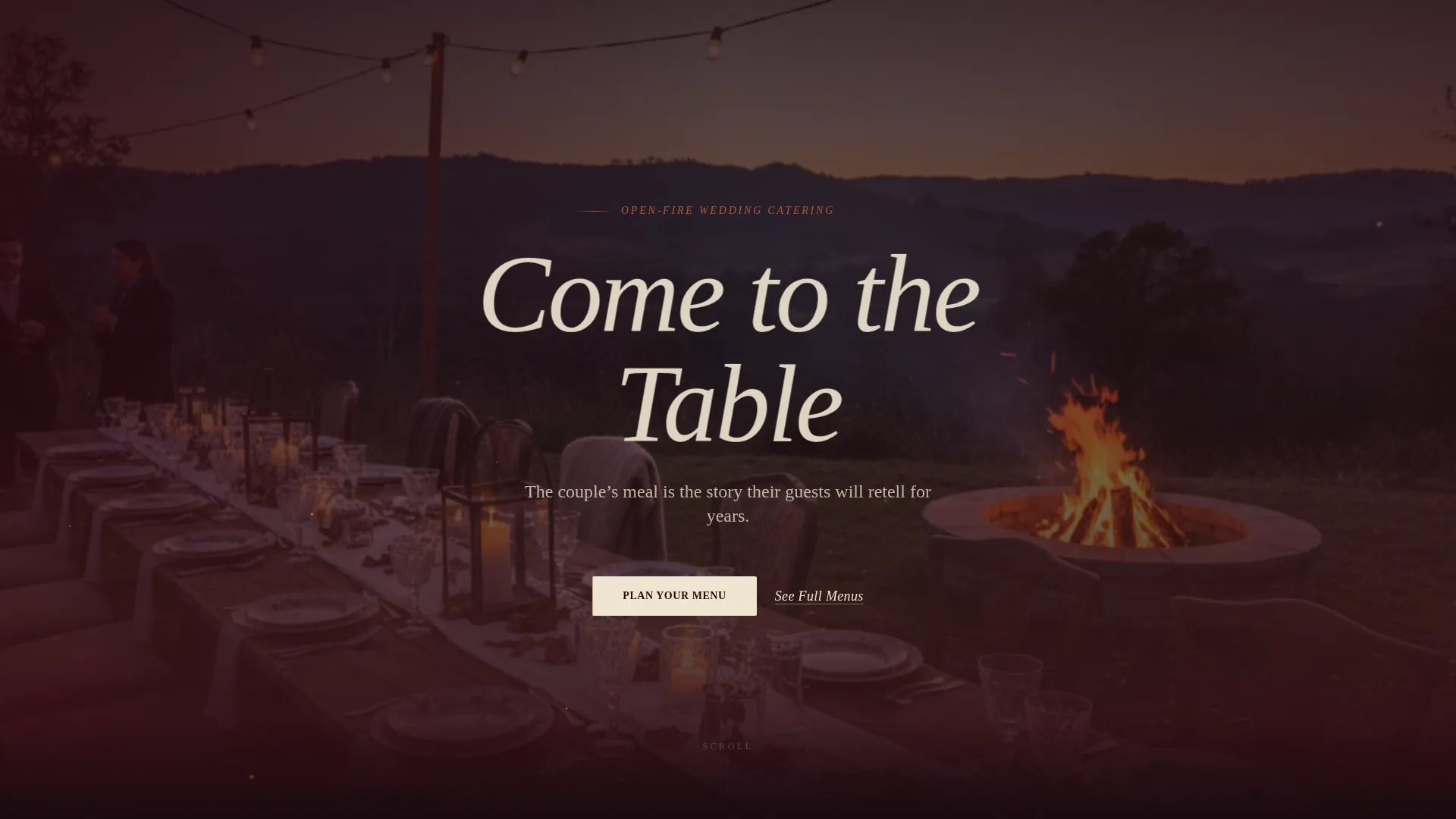 Rustic Wedding Booking Website Template