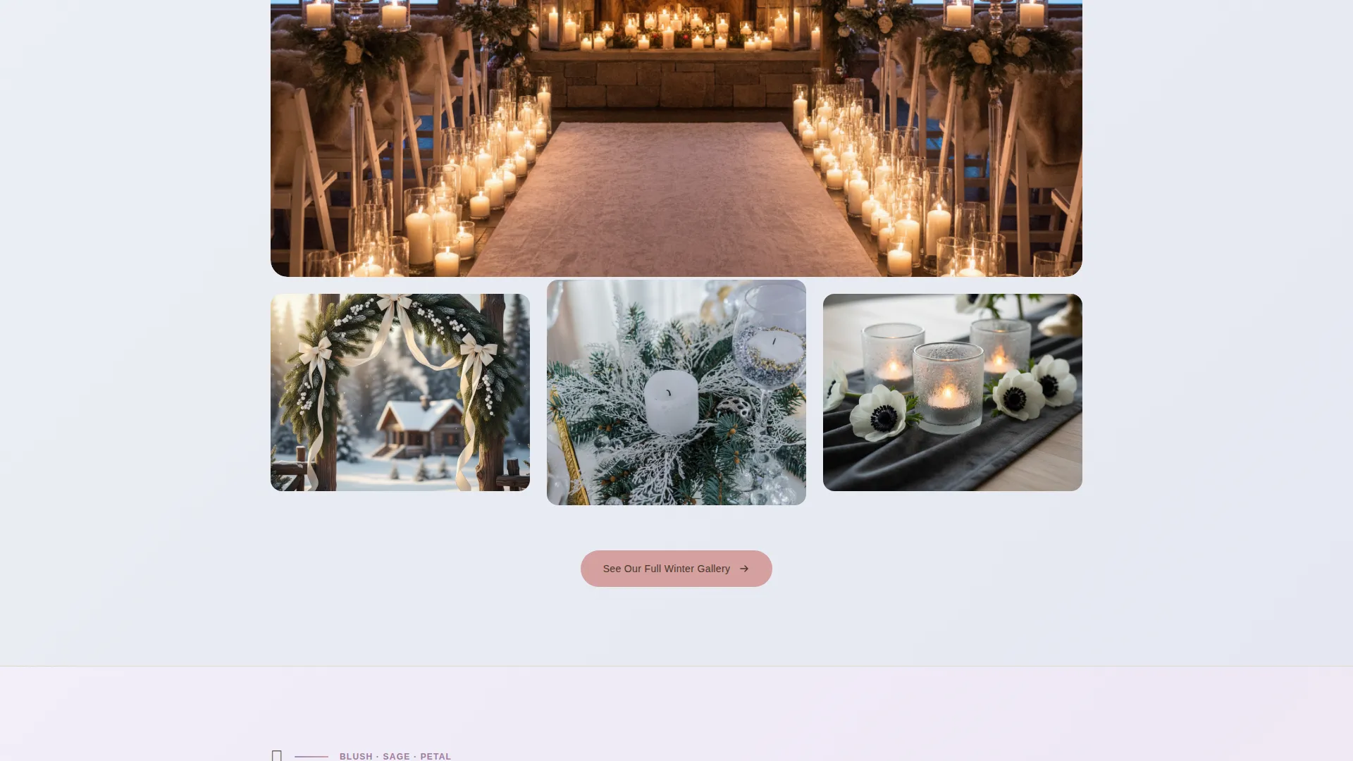 Rustic Wedding Decorator Landing Page Template