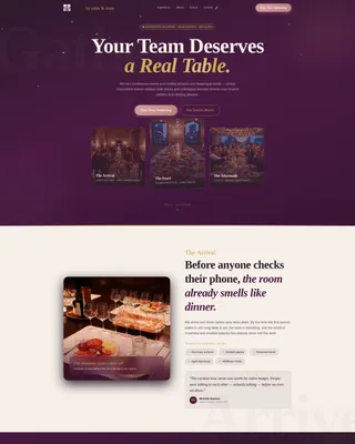 Catering Services Landing Page Template