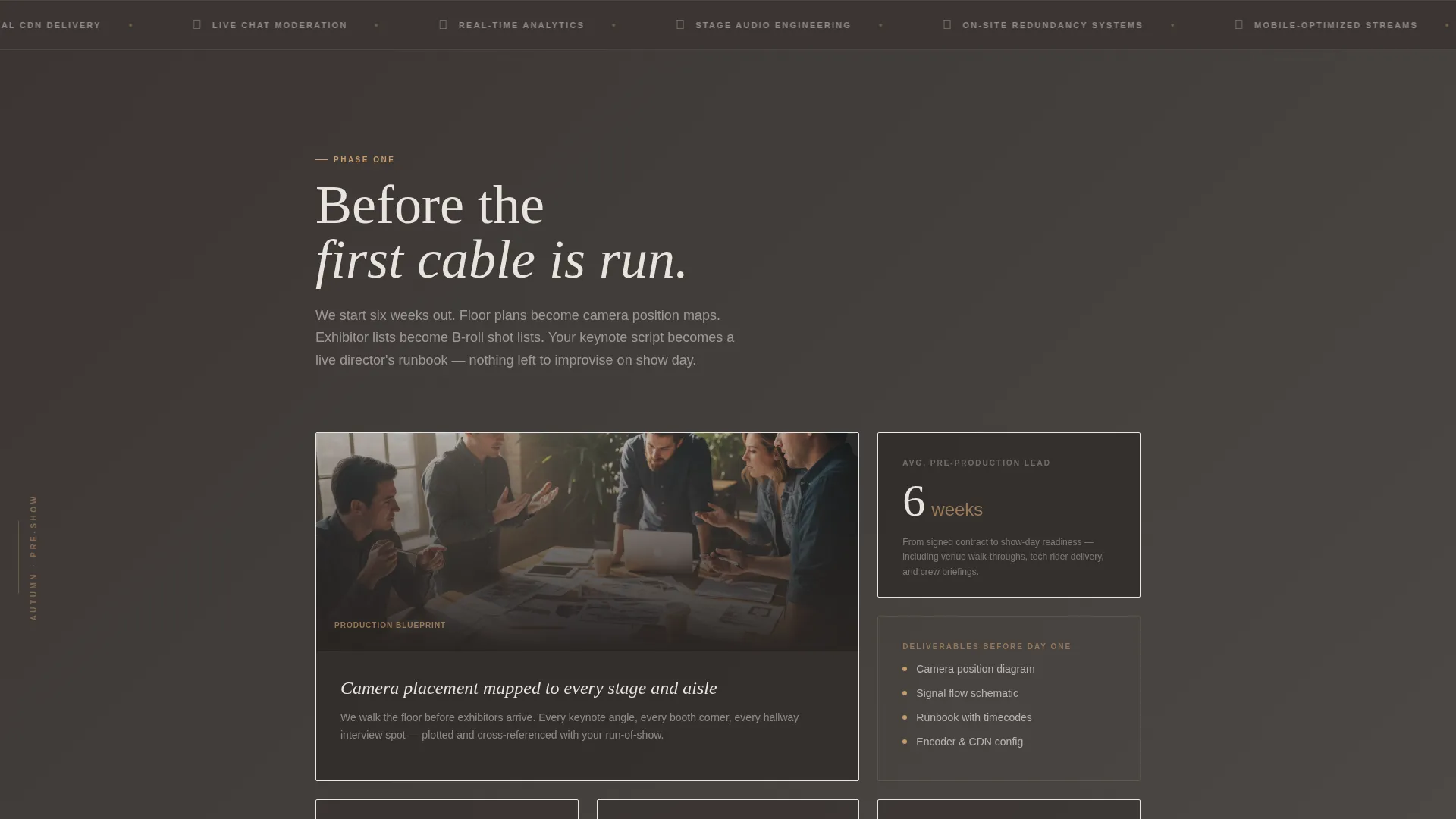 Curated Event Landing Page Template