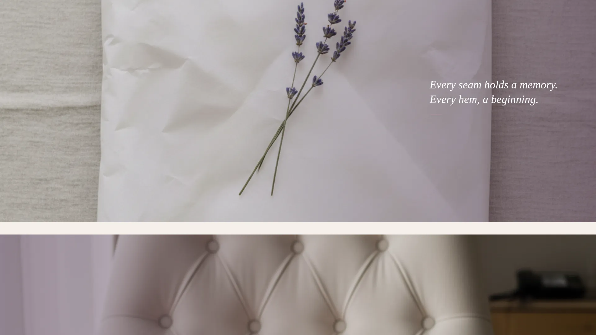 Luxe Bridal Landing Page Template