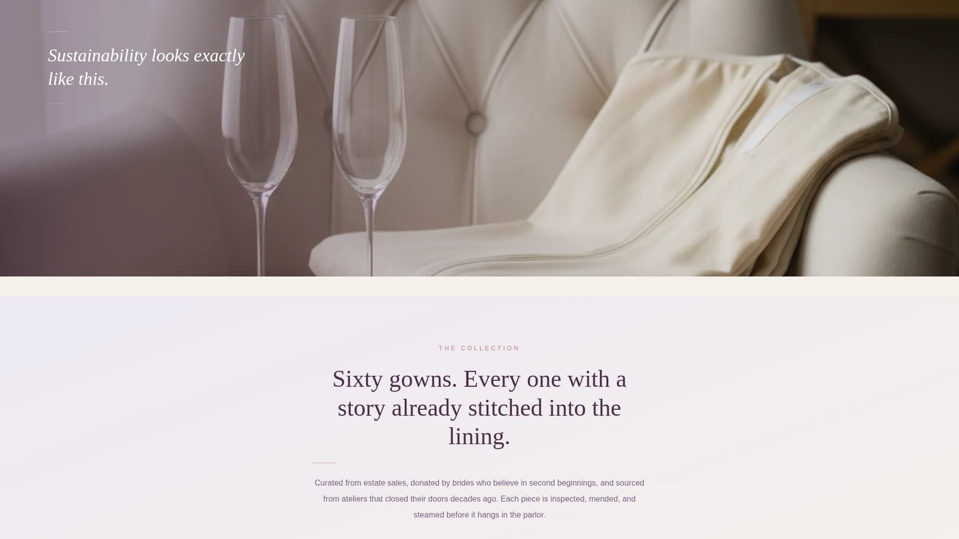 Luxe Bridal Landing Page Template