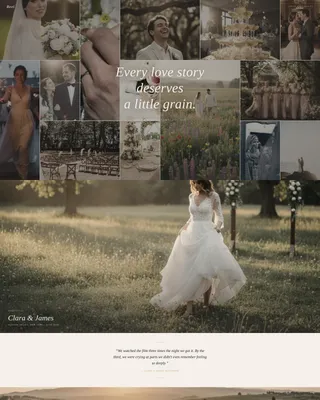 Videography Portfolio Landing Page Template