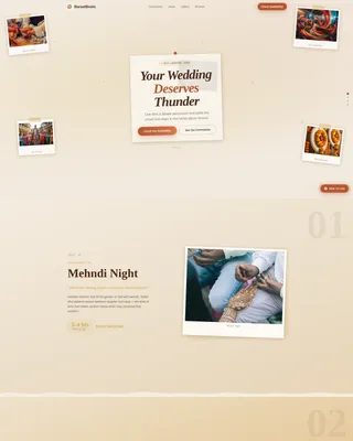 Dhol Player & Wedding Band Landing Page Template