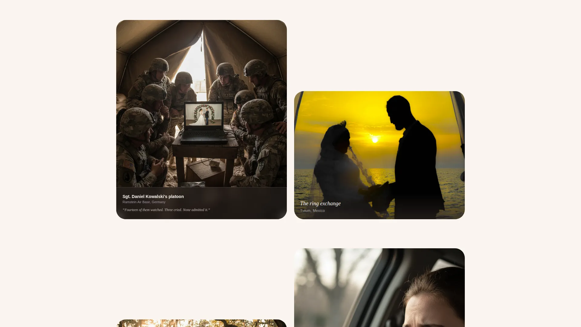 Wedding Live Streaming Landing Page Template