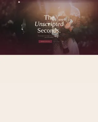 Wedding Photography Landing Page Template