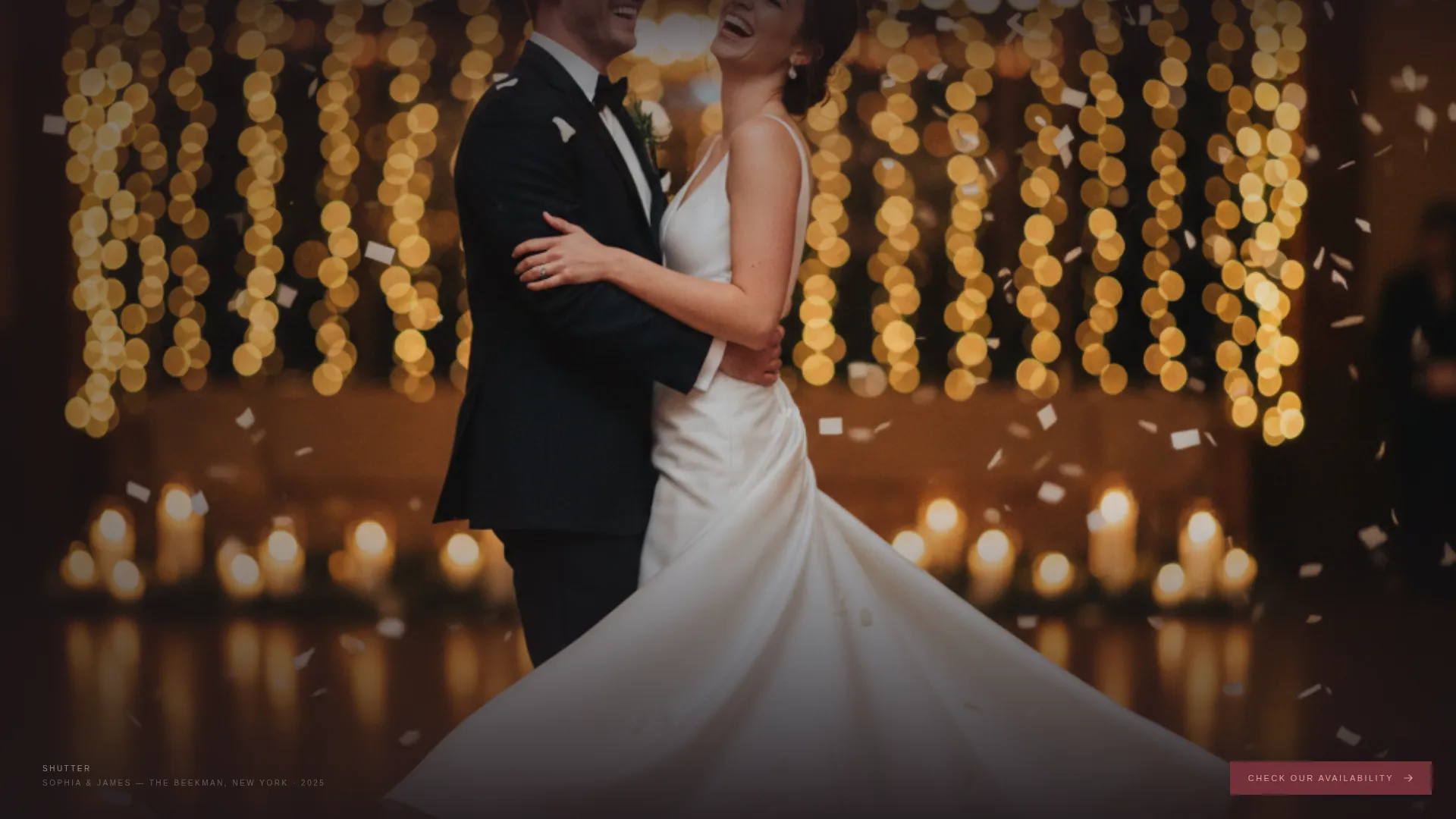 Wedding Photographer Landing Page Template