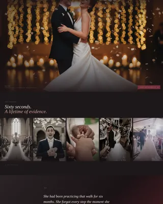 Wedding Photographer Landing Page Template