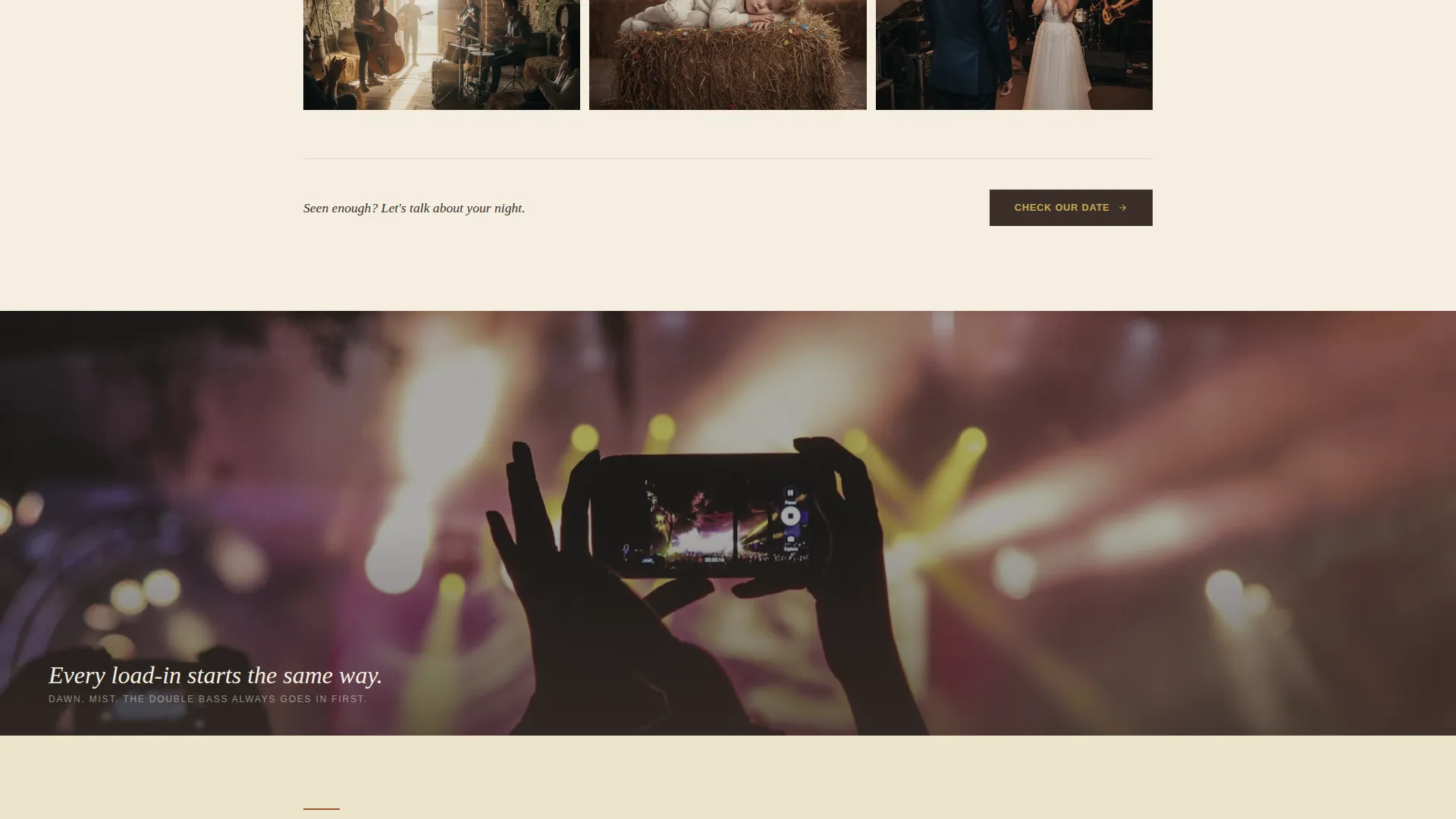 Woodland Wedding DJ & Band Gallery Landing Page