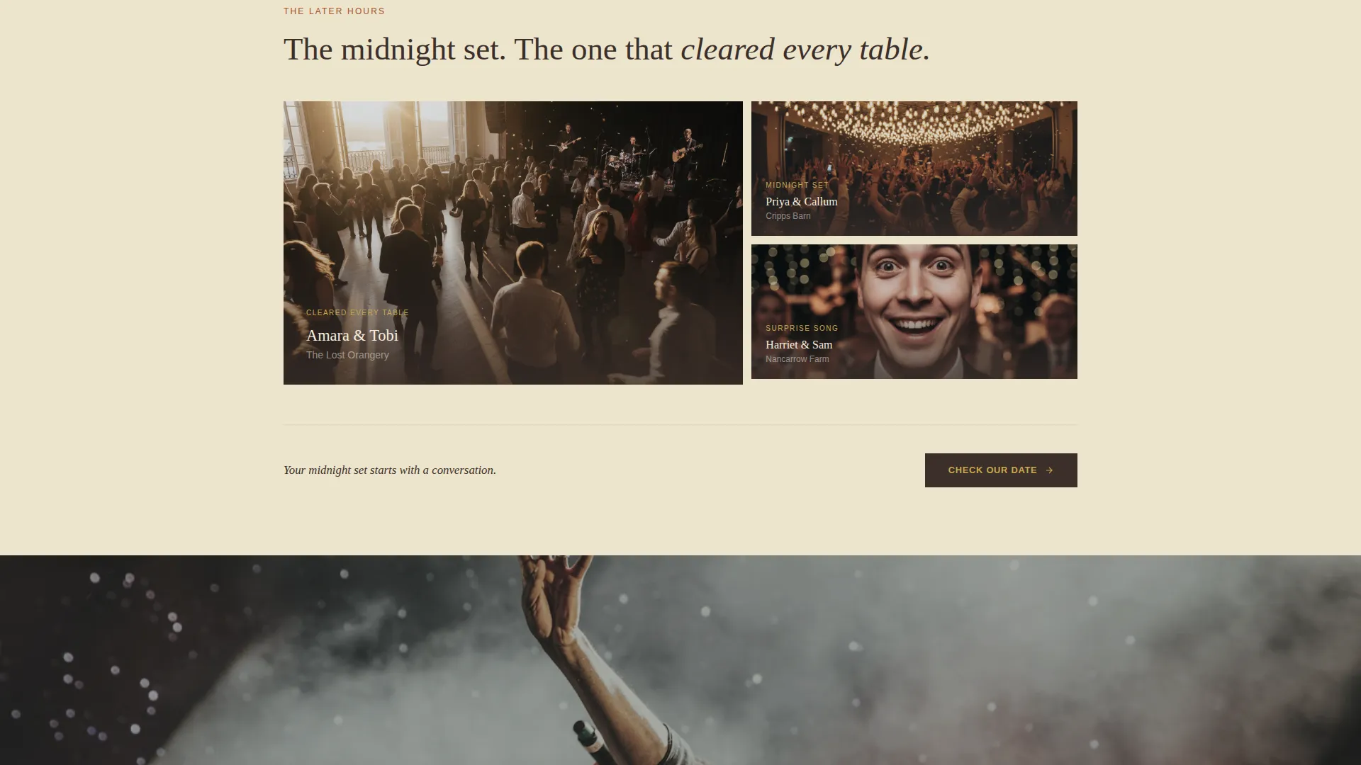 Woodland Wedding DJ & Band Gallery Landing Page
