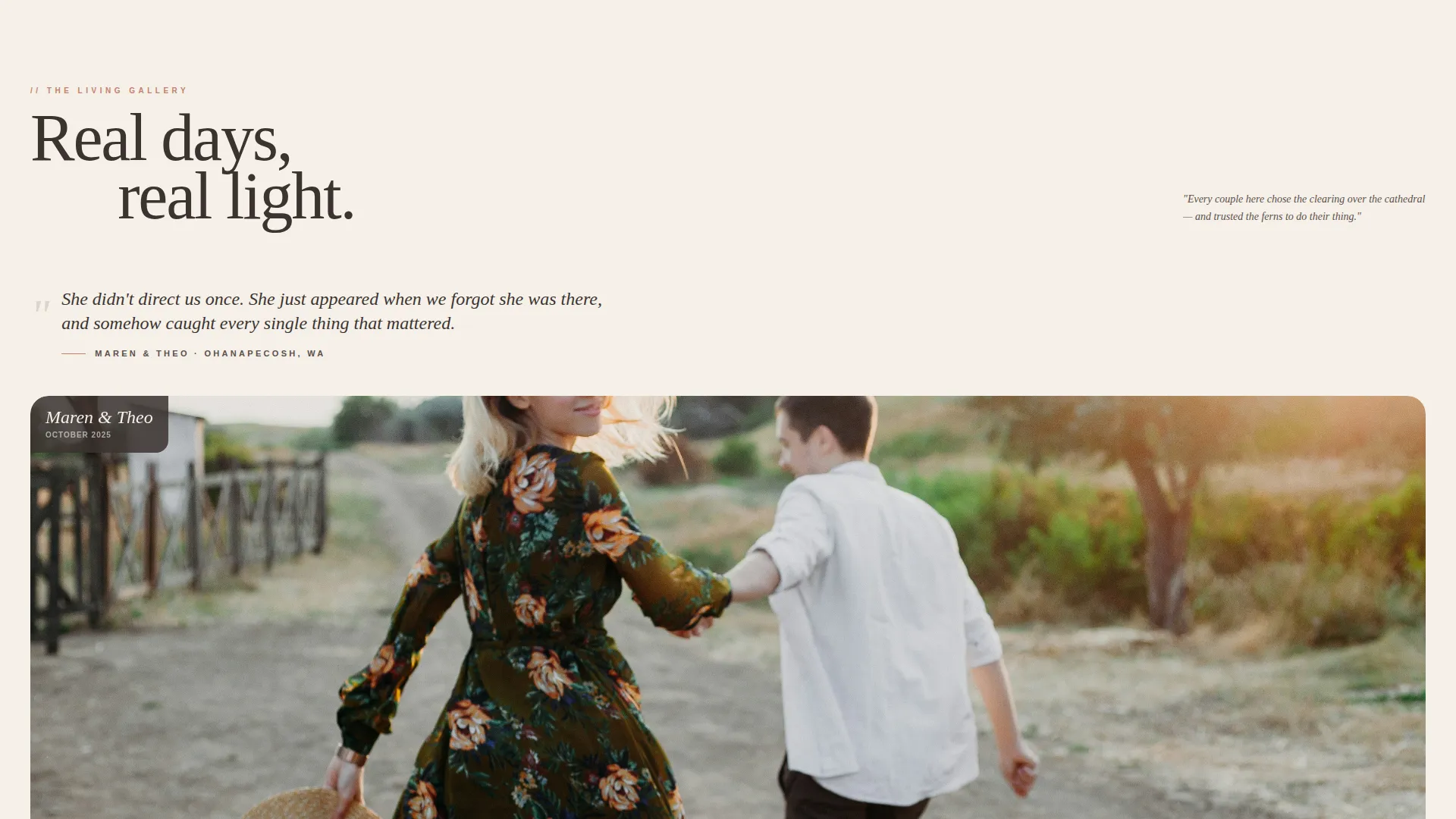 Forest Conservation Landing Page Template