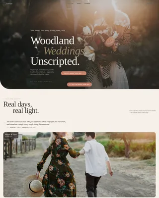 Forest Conservation Landing Page Template