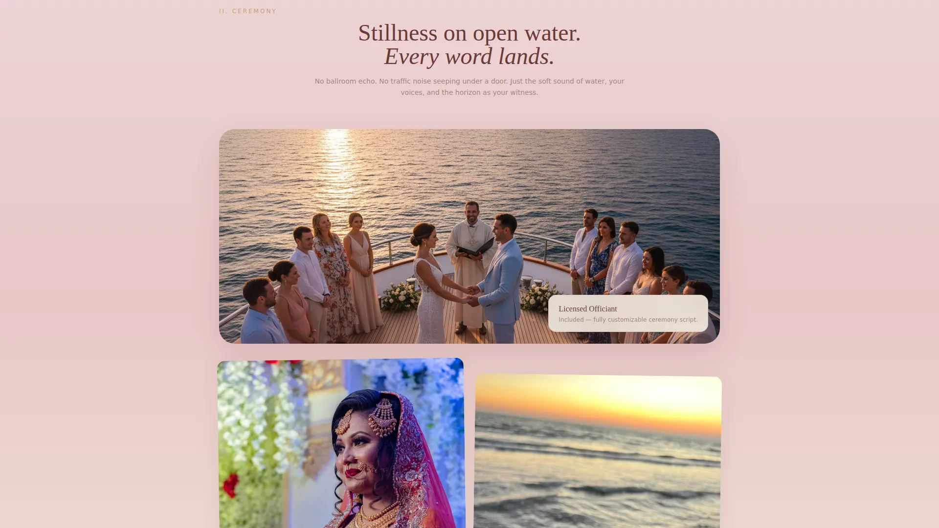 Luxury Yacht Landing Page Template
