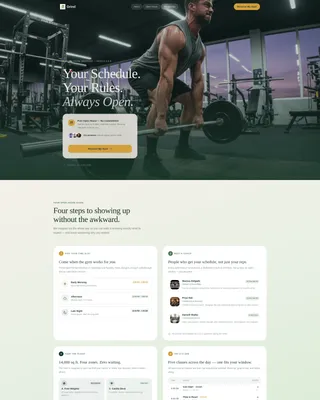 Gym Website templates