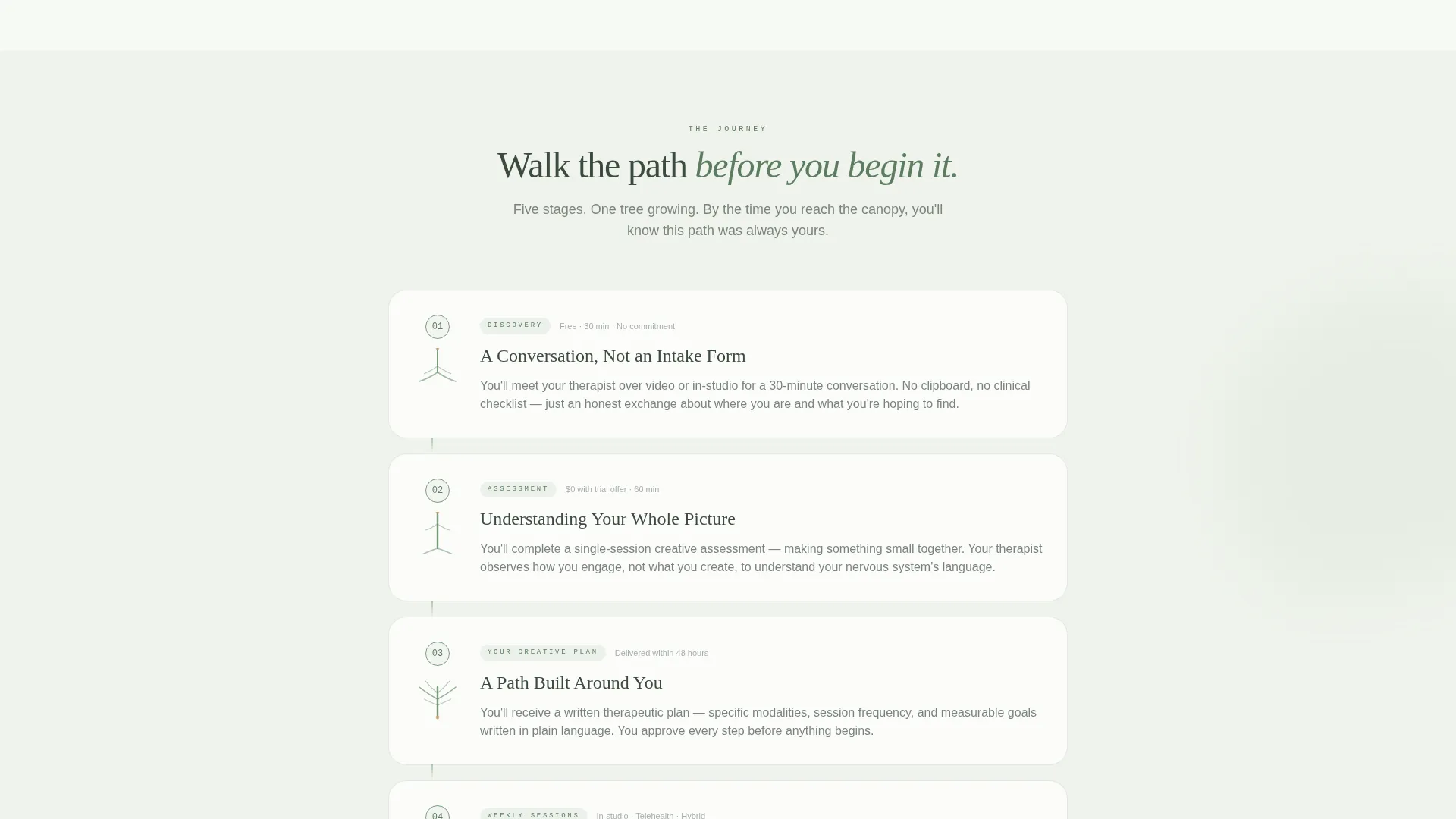 Art & Music Therapy Landing Page Template
