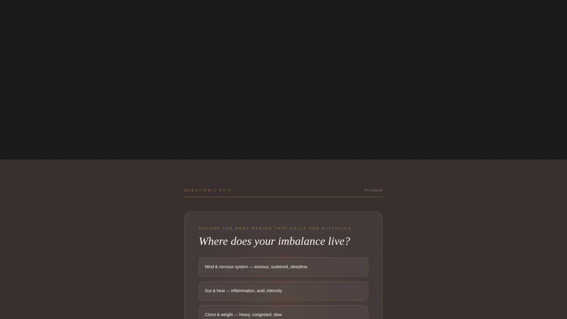 Personalized Ayurvedic Wellness Landing Page Template