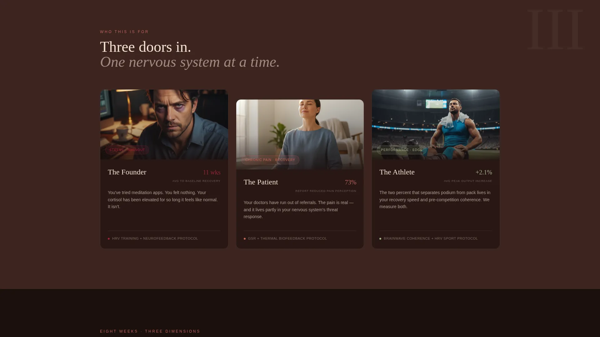 Biofeedback Studio Landing Page Template