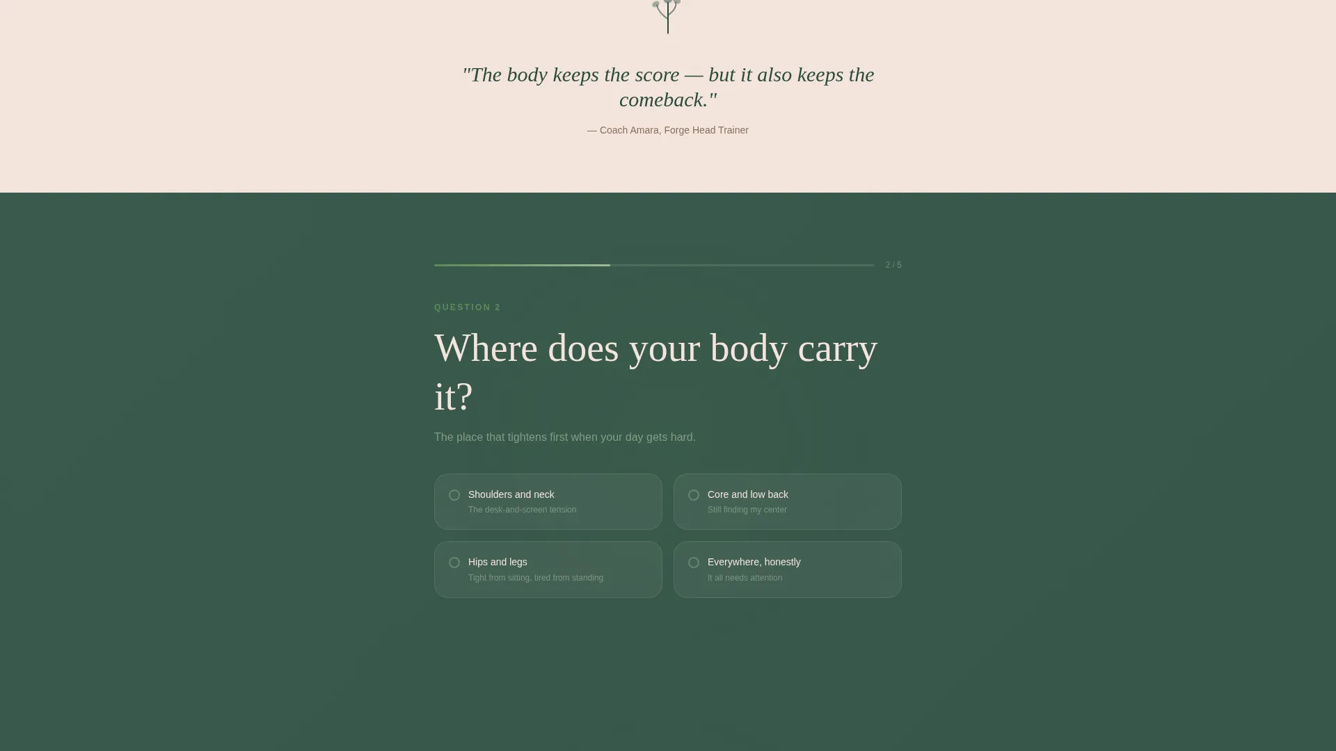 Healing Boot Camp Landing Page Template