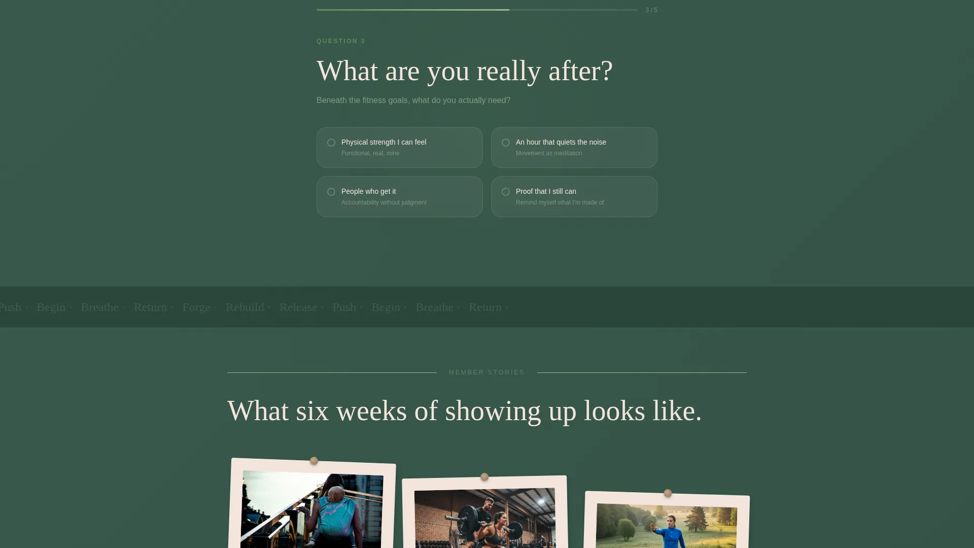 Healing Boot Camp Landing Page Template