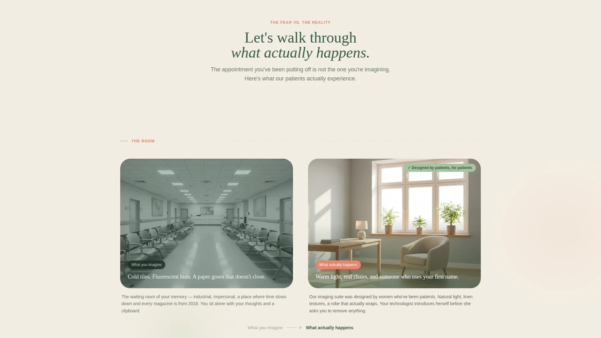 Mammography Clinic Landing Page Template