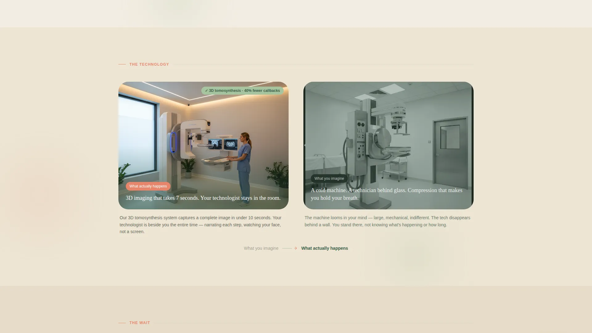 Mammography Clinic Landing Page Template