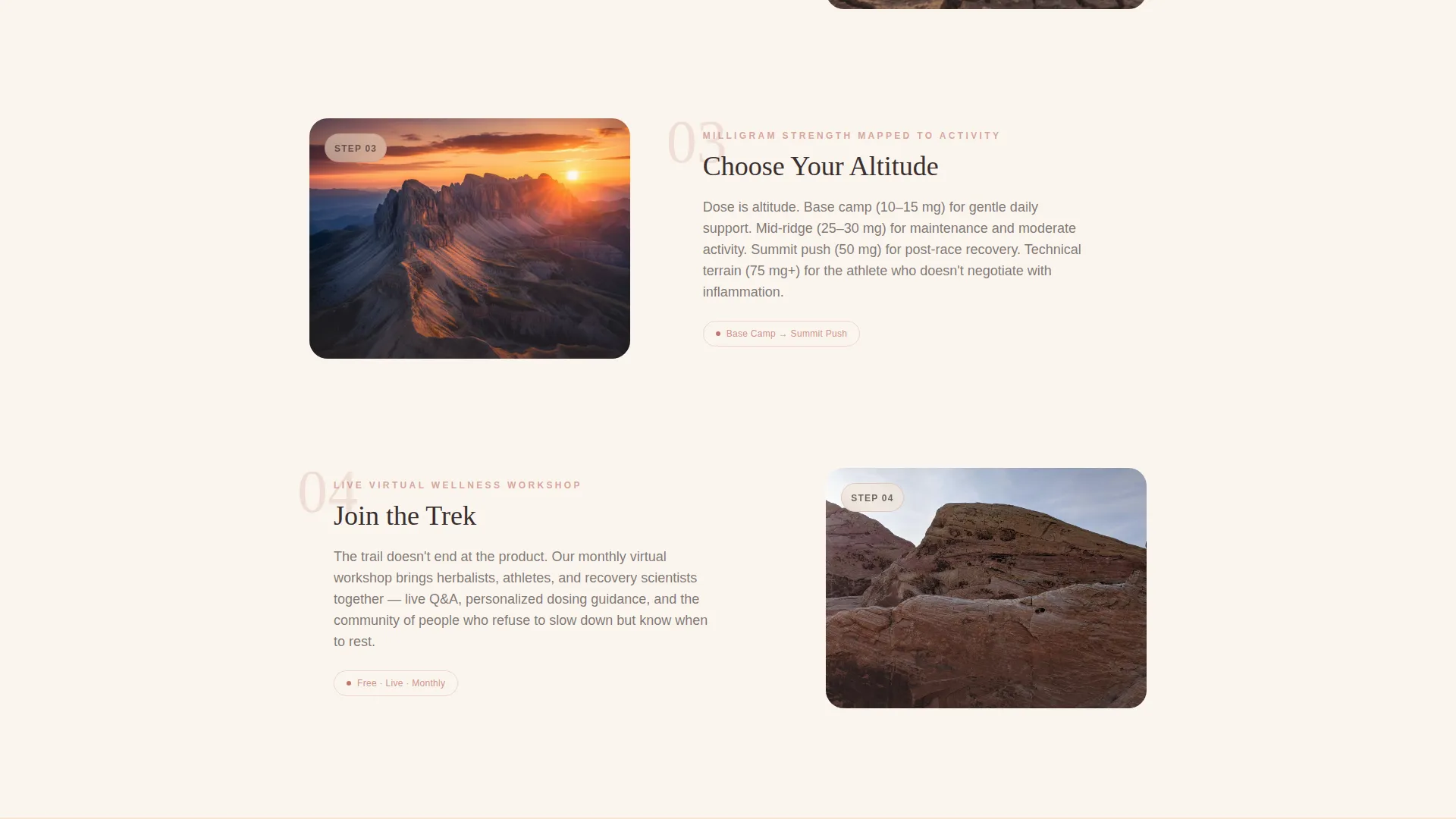 Hemp Wellness Landing Page Template | Tincture