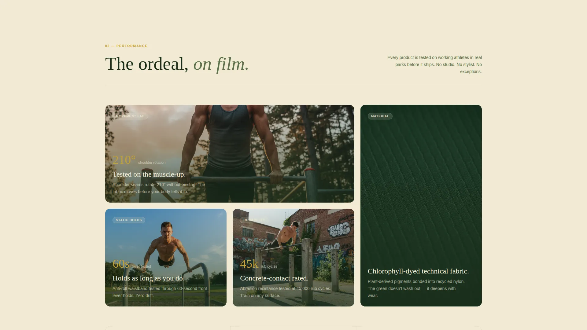 Primal Calisthenics Landing Page Template