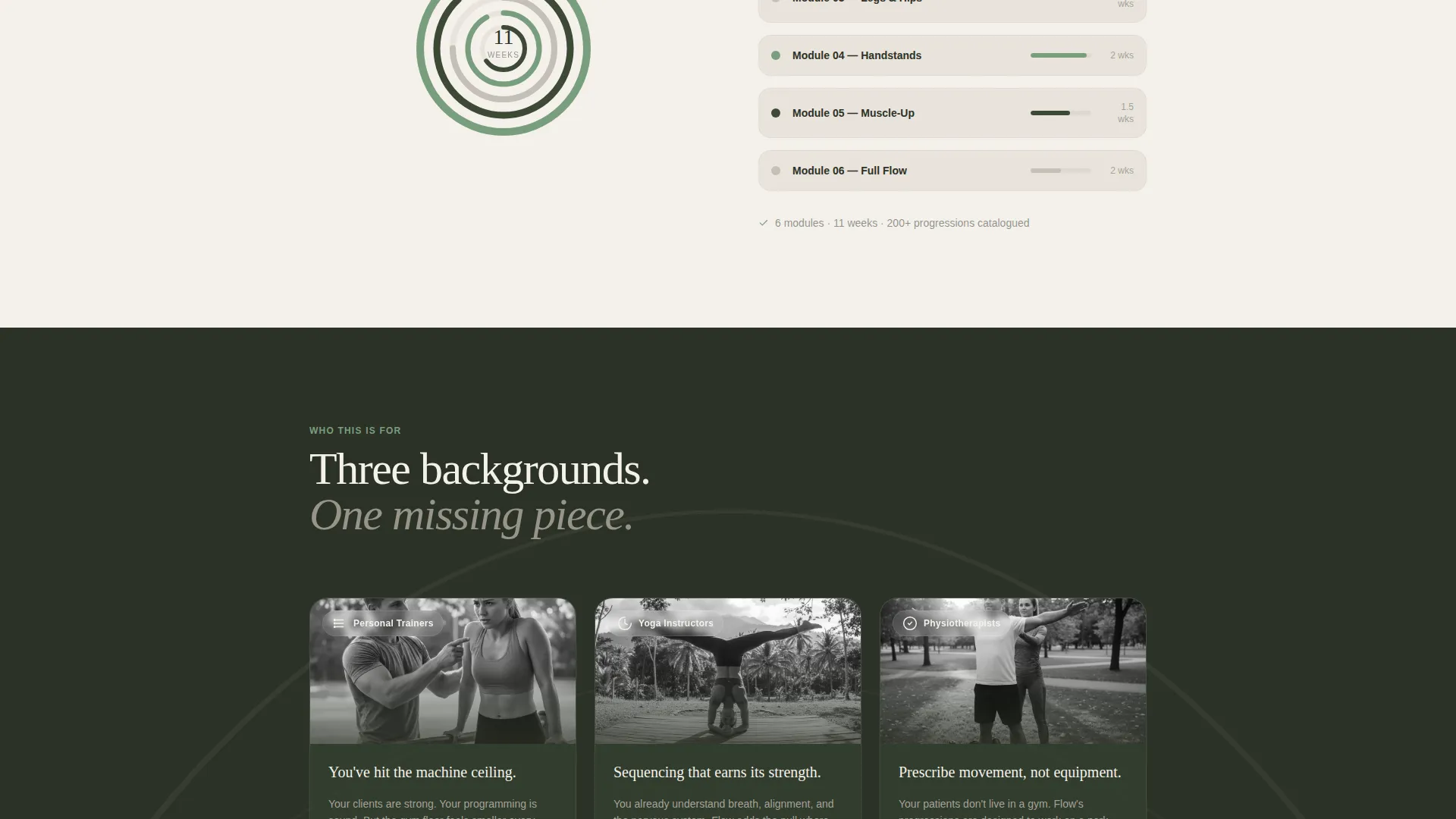 Calisthenics Certification Landing Page Template