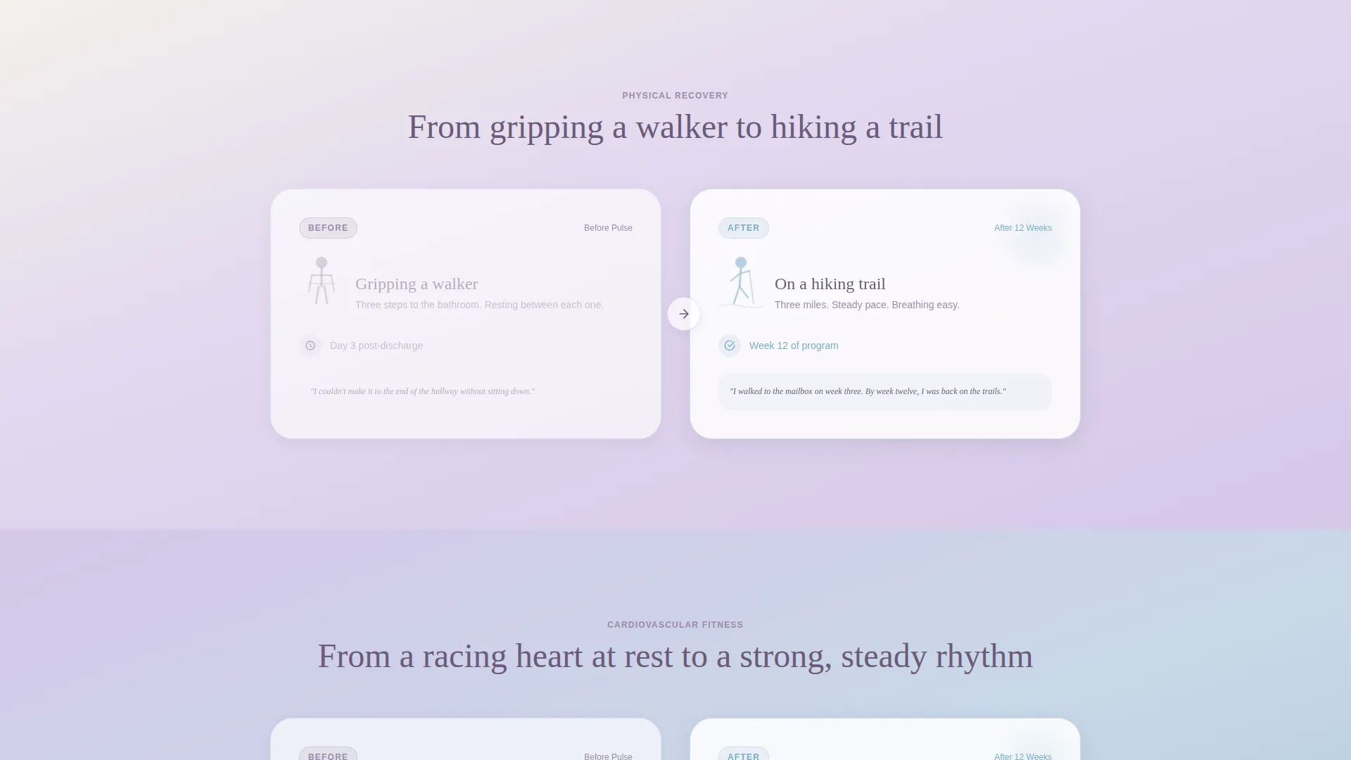 Cardiac Rehabilitation Landing Page Template