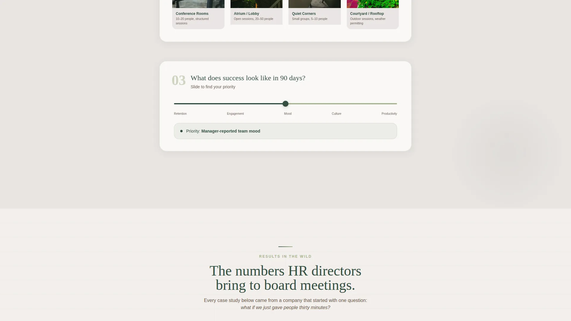Corporate Meditation Program Landing Page Template