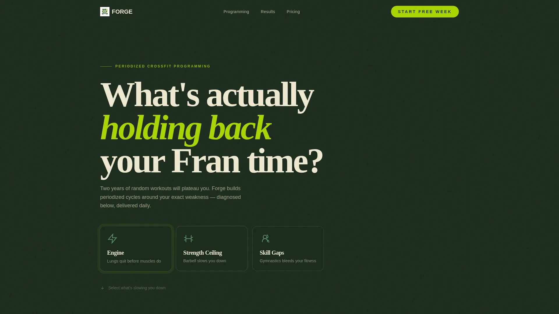 CrossFit Coaching Landing Page Template