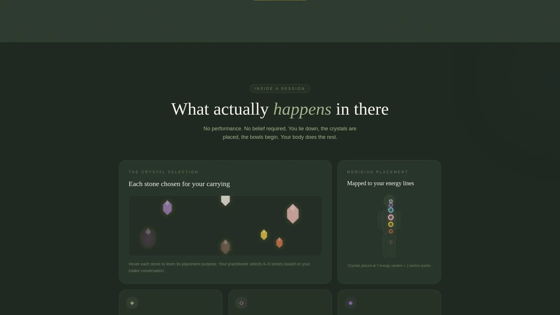 Crystal Healing Studio Landing Page Template