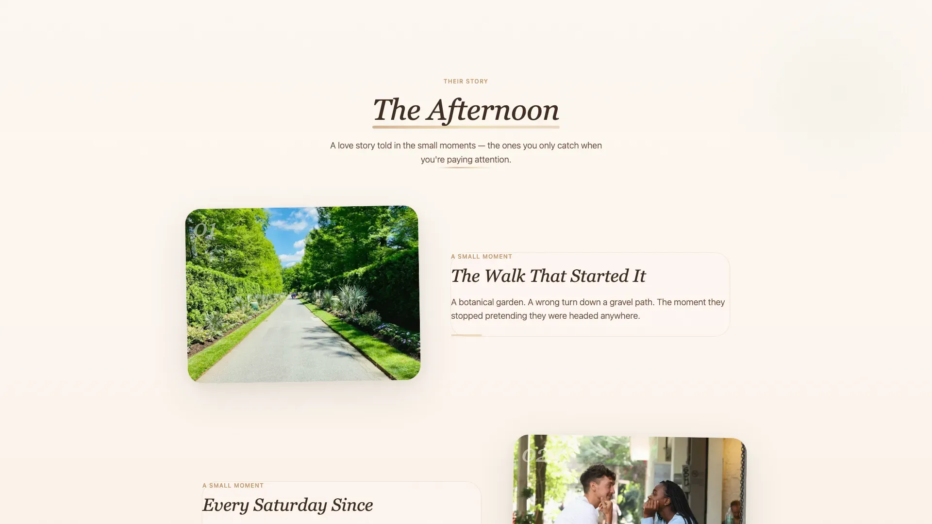 Romantic Wedding Invitation Landing Page Template