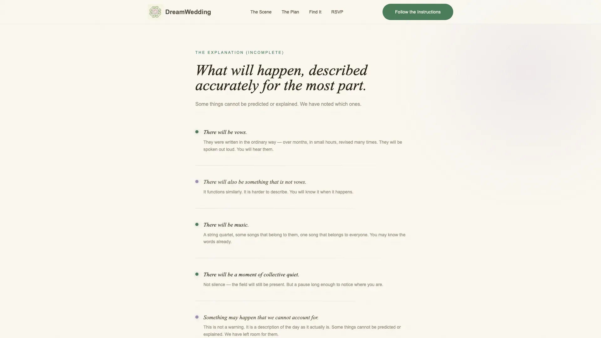 Whimsical Bohemian Invitation Landing Page Template