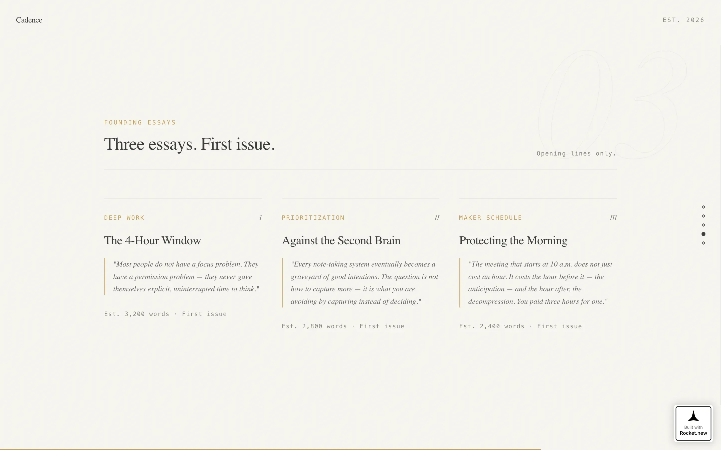 Elegant Productivity Hub Landing Page Template