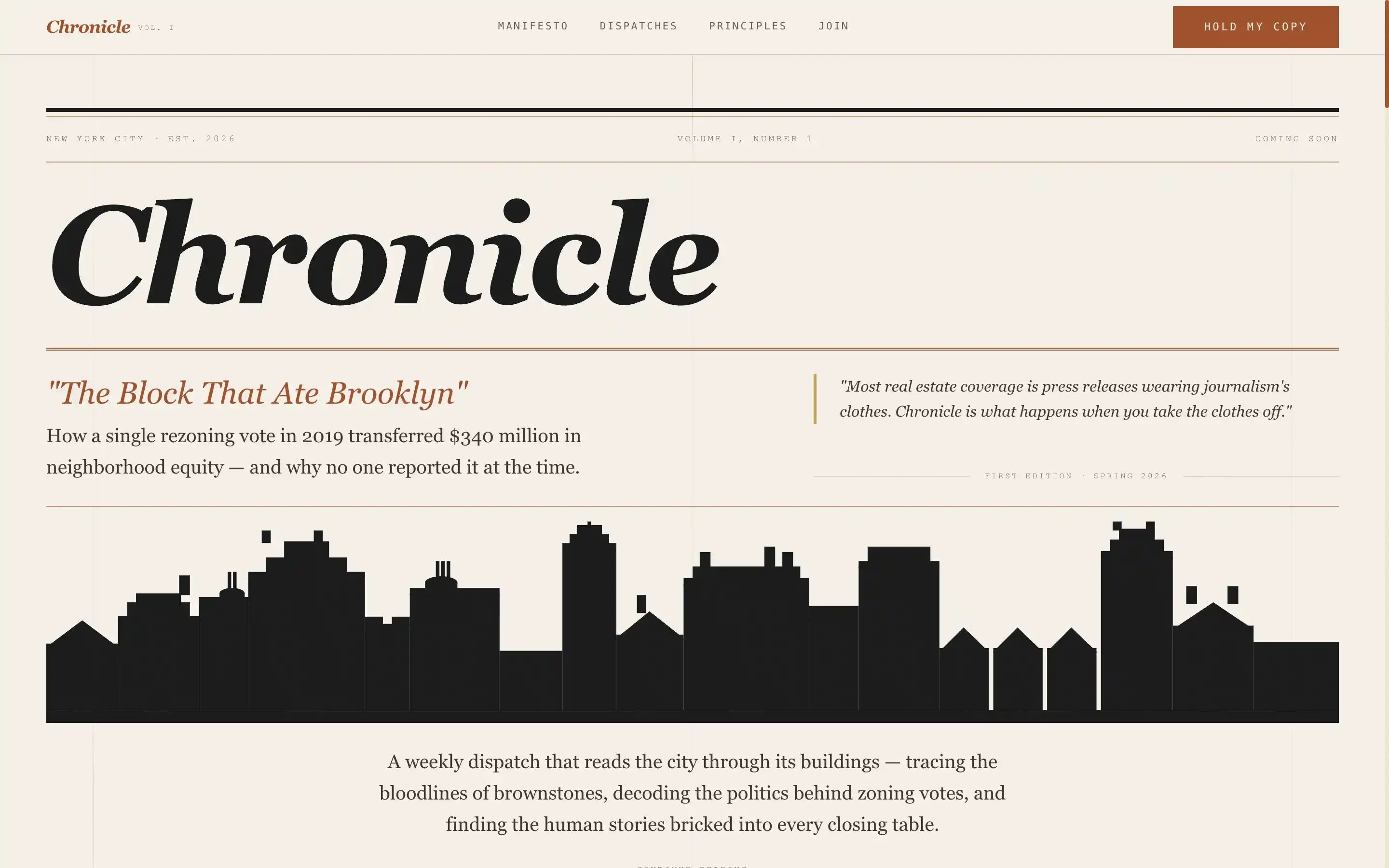 Premium Residential Developer Landing Page Template