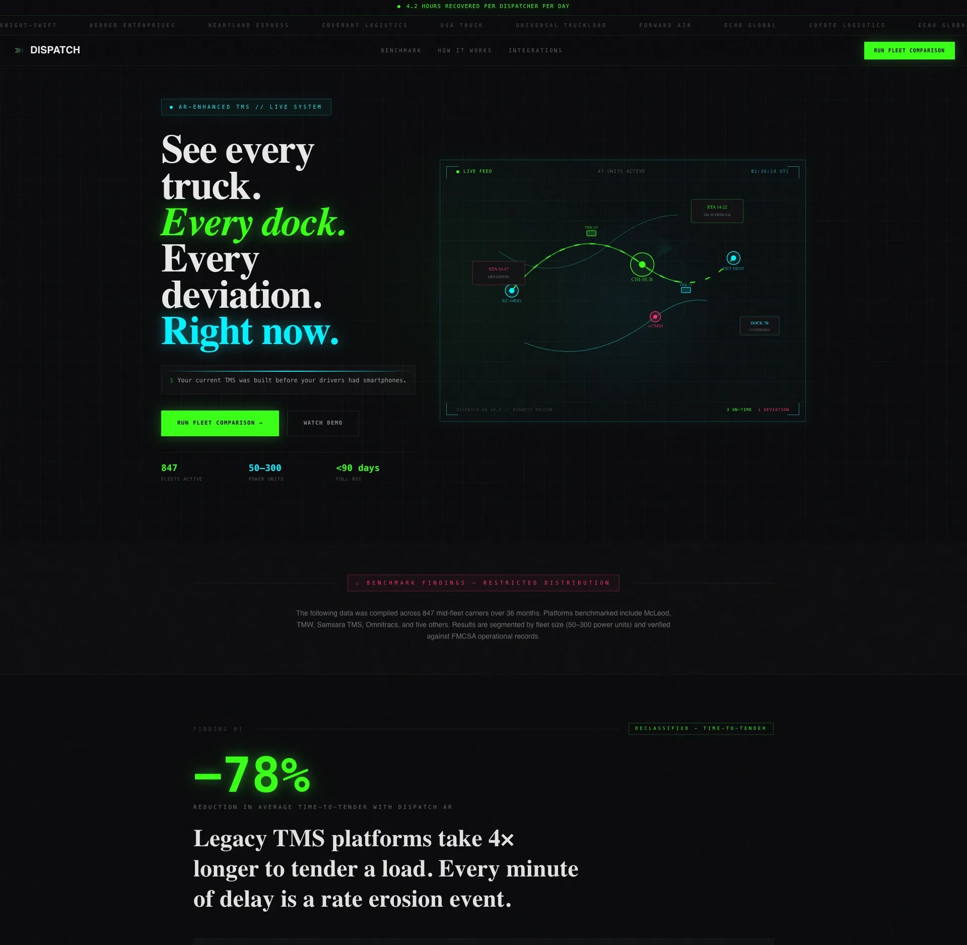 AR-Enhanced TMS Landing Page Template