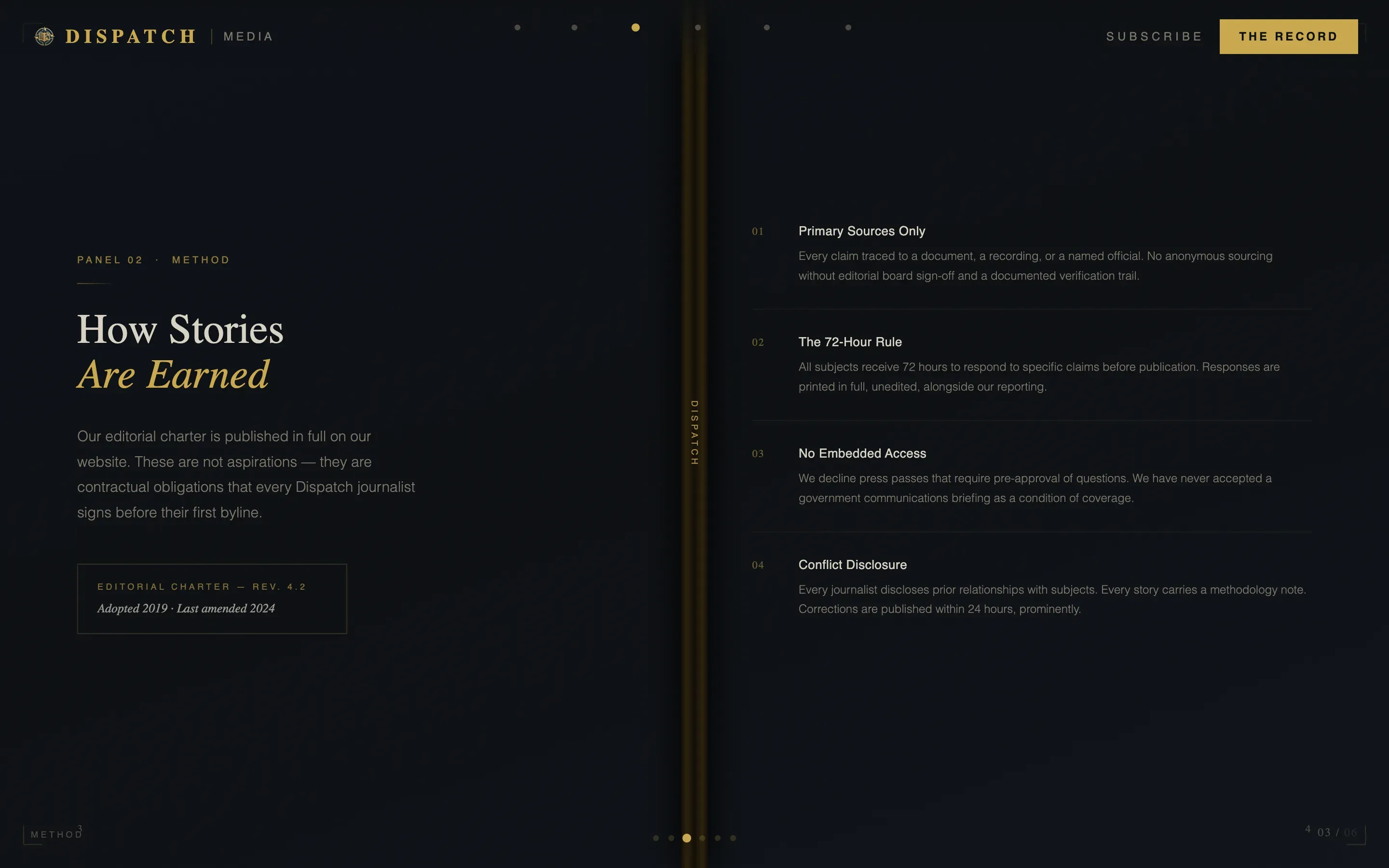 Government Podcast & Media Landing Page Template