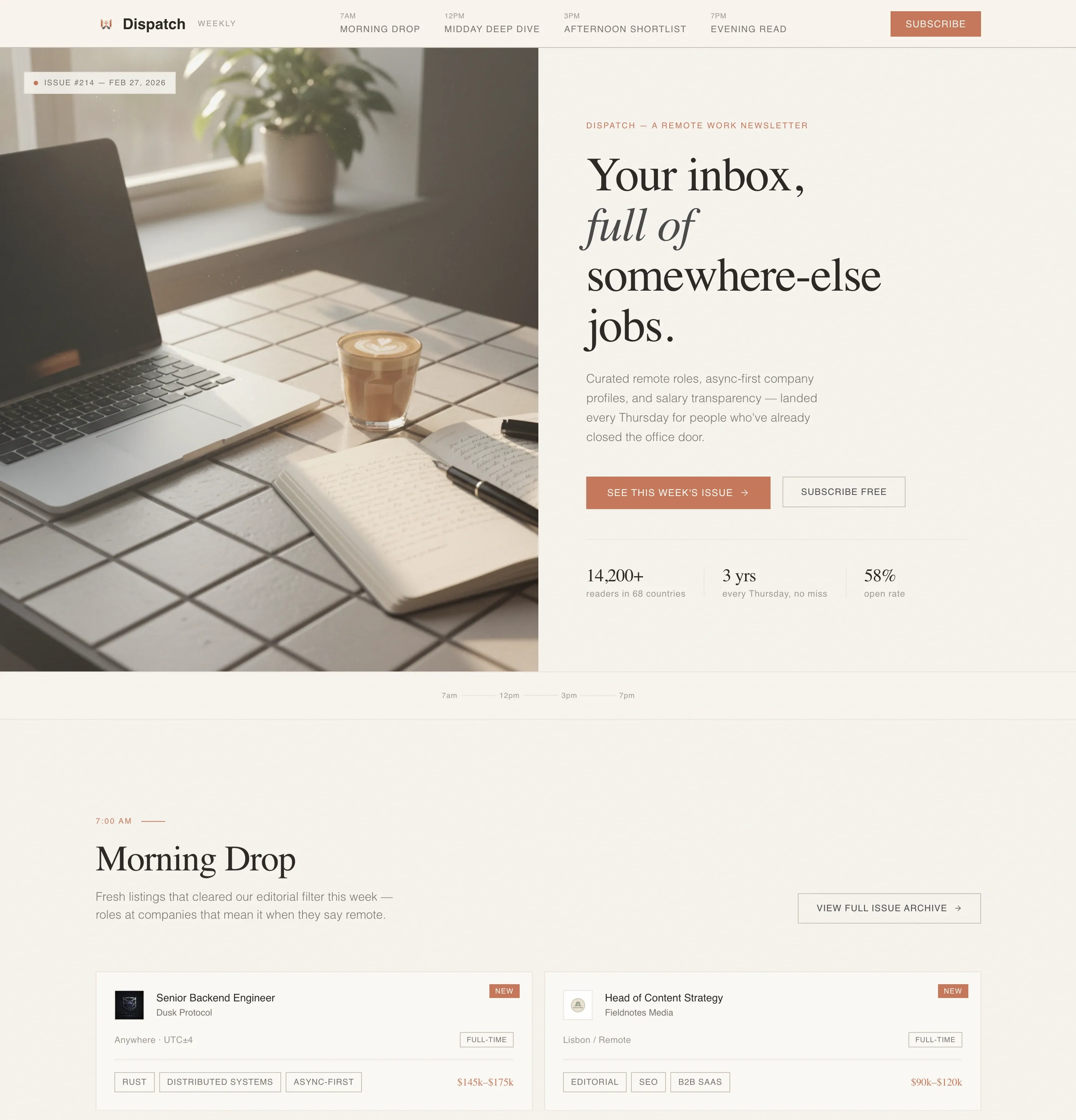 Action-Able Distributed Work Landing Page Template