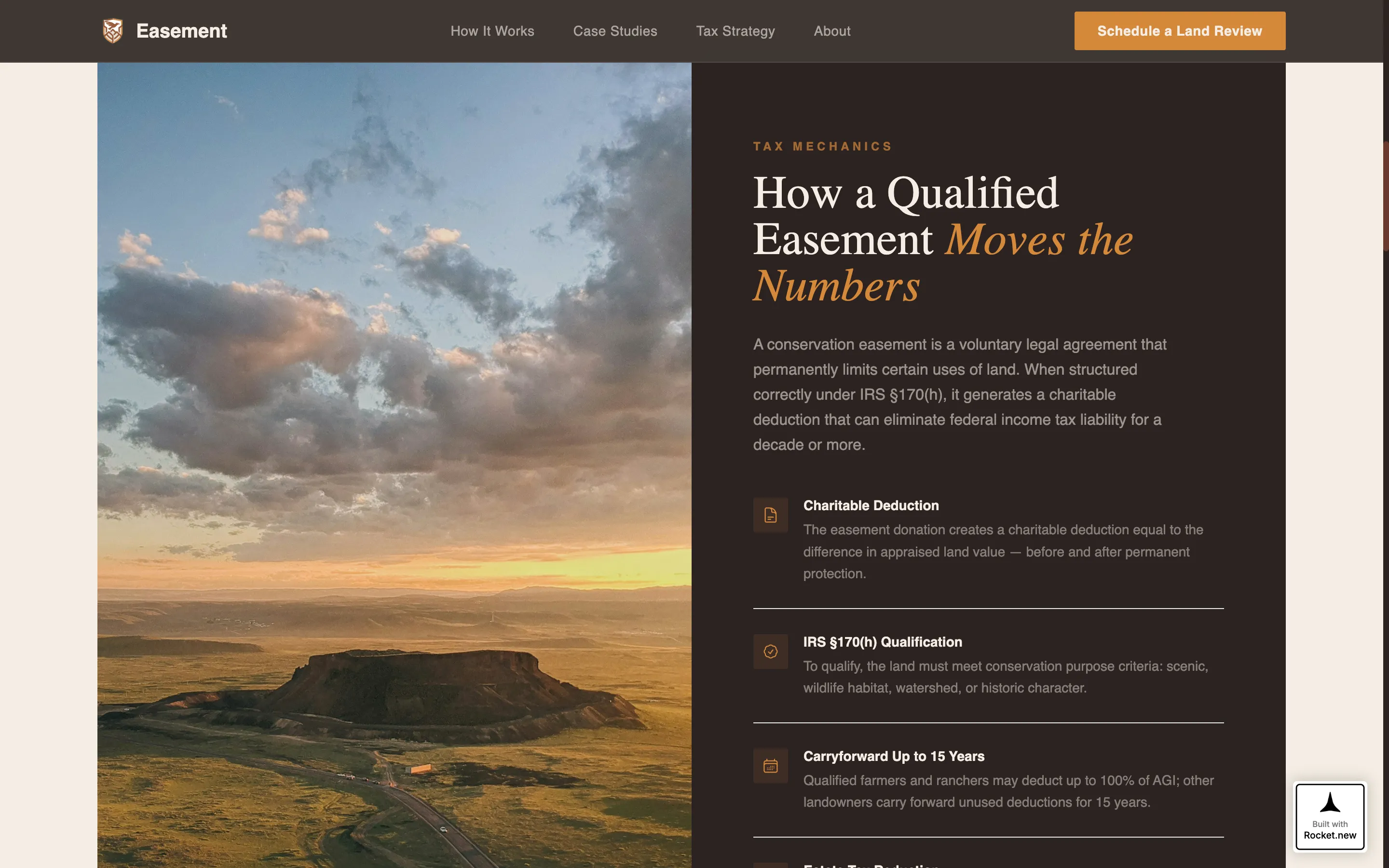 Trusted Conservation Landing Page Template