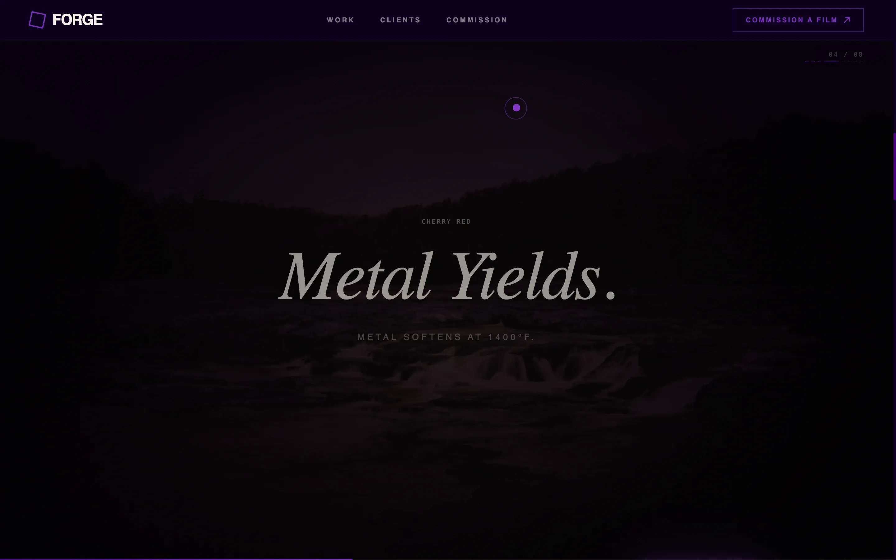 Metalsmith Video Portfolio Landing Page Template