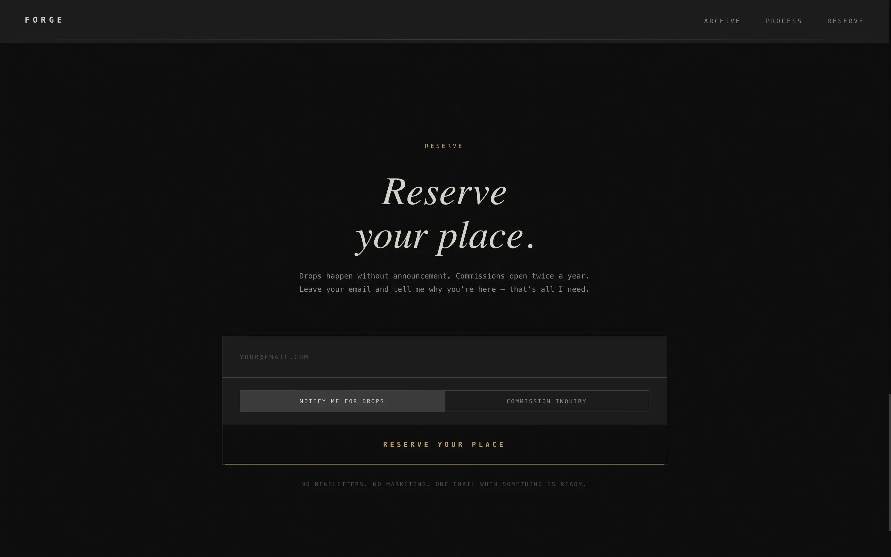 Elegant Brutalist Jewelry Landing Page Template