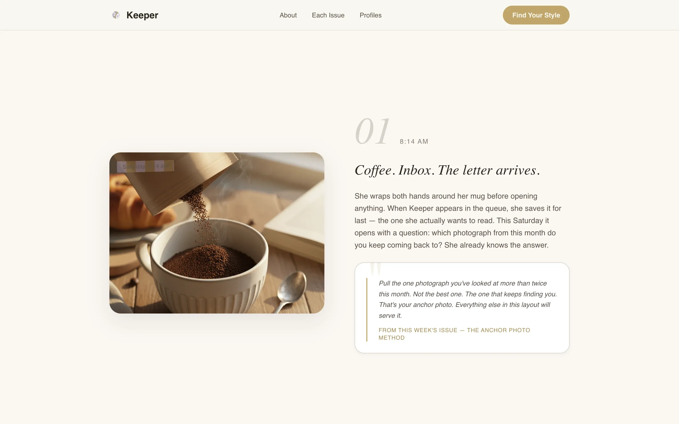 Scrapbooking Newsletter Landing Page Template