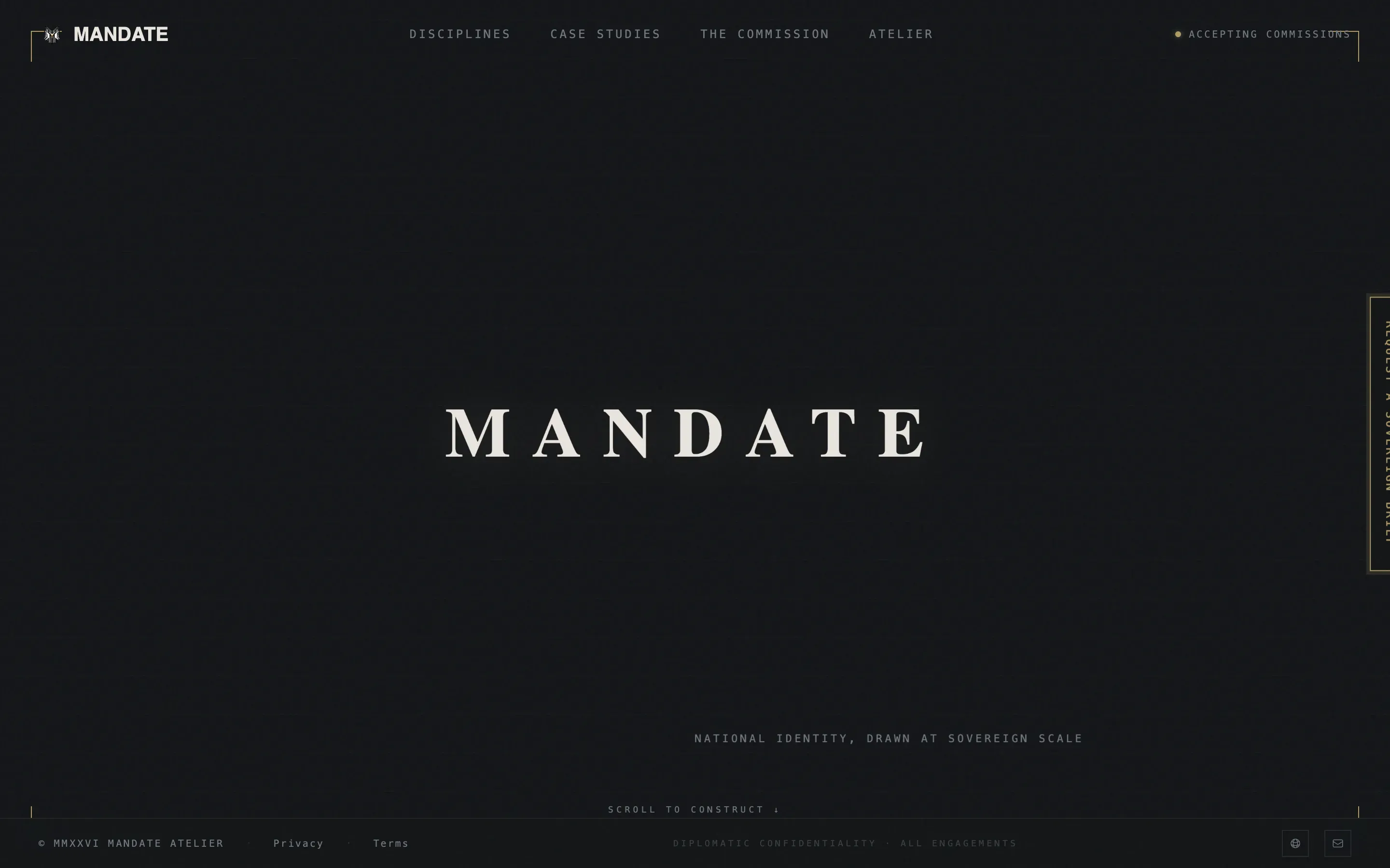 Strategic Branding Agency Landing Page Template