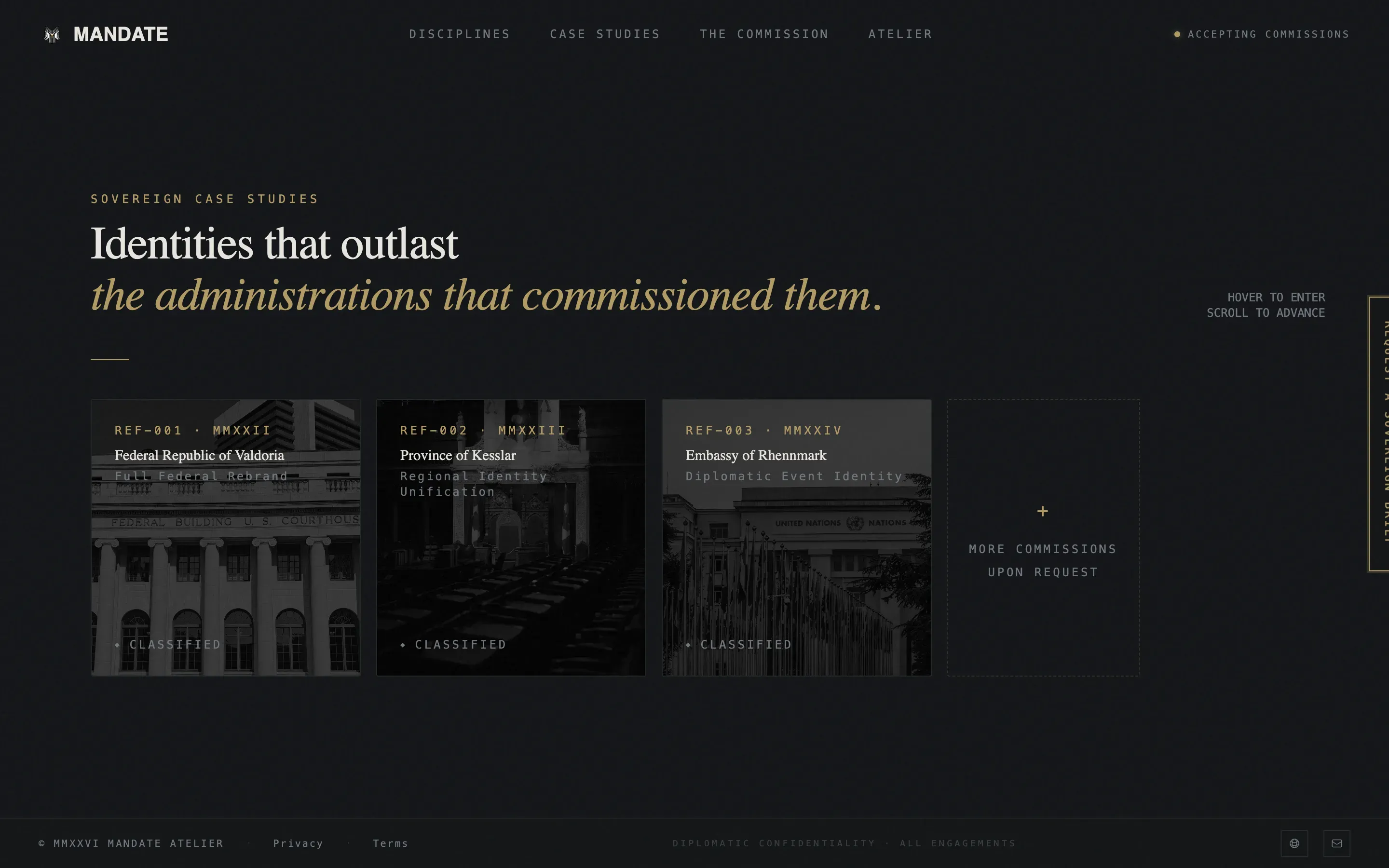 Strategic Branding Agency Landing Page Template