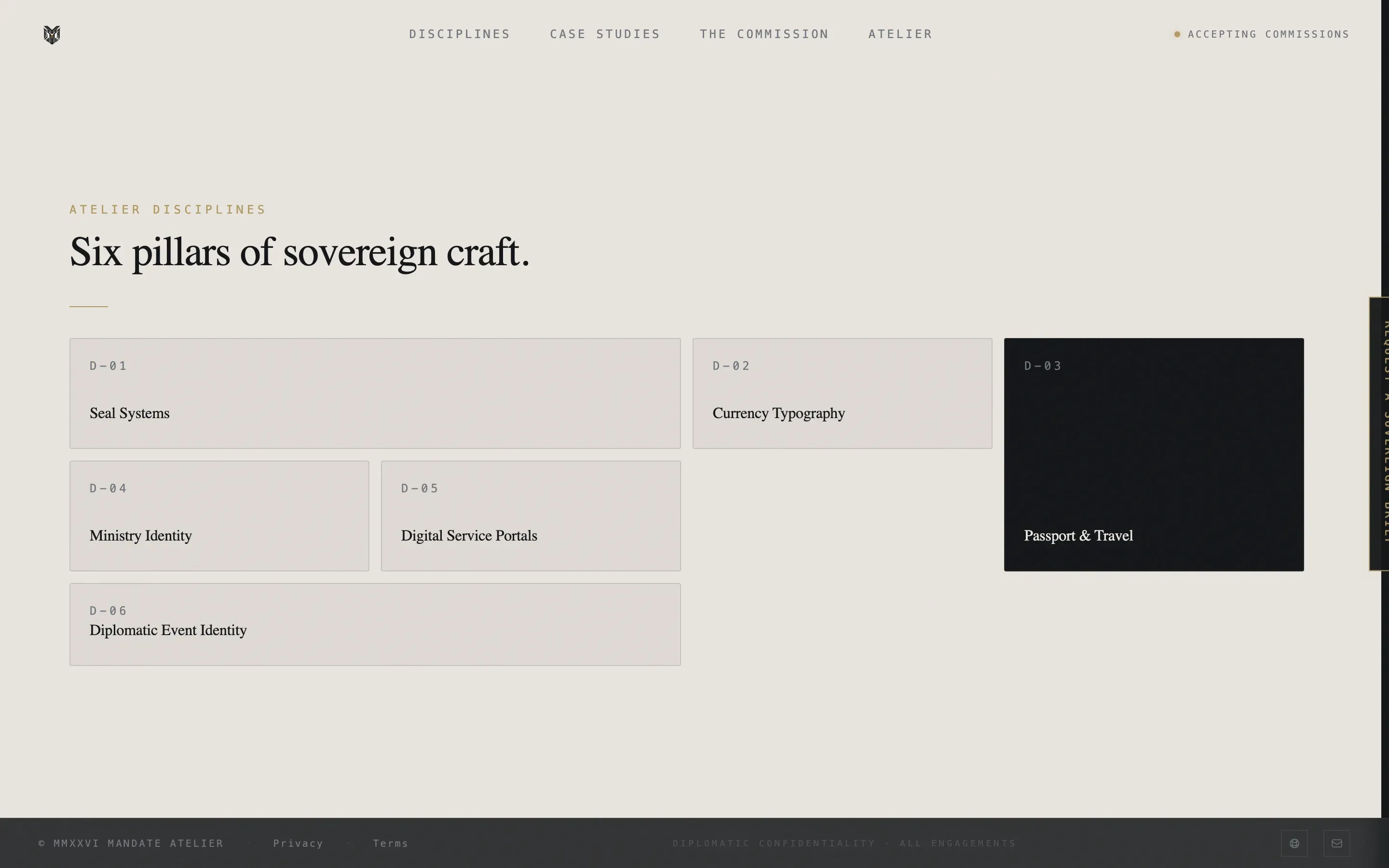 Strategic Branding Agency Landing Page Template