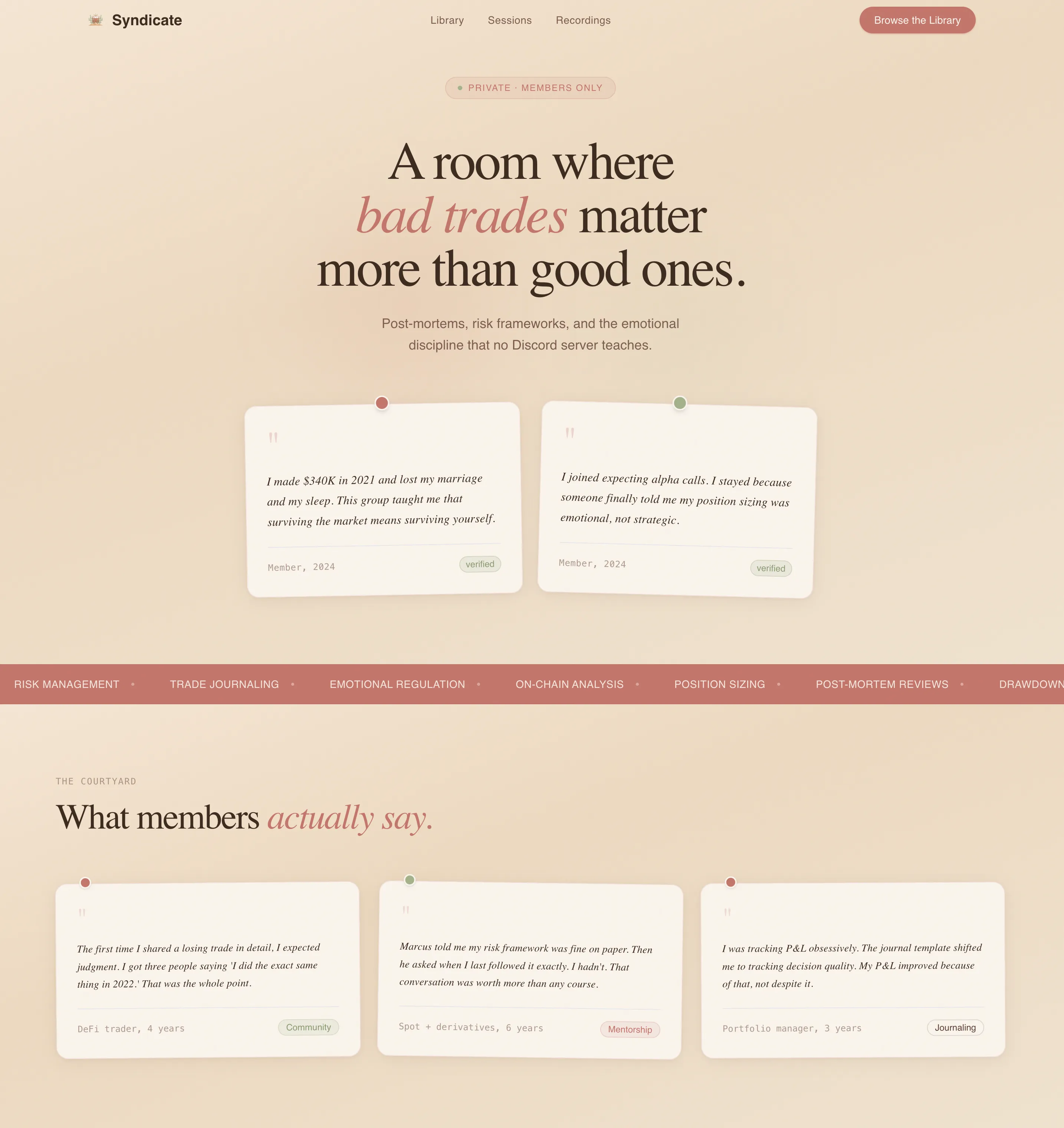 Crypto Traders Mastermind Landing Page Template