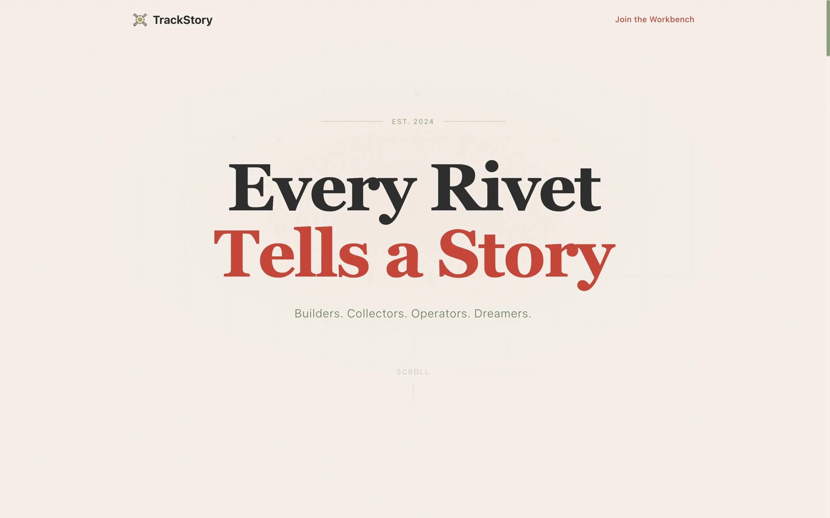 Model Train Blog Landing Page Template