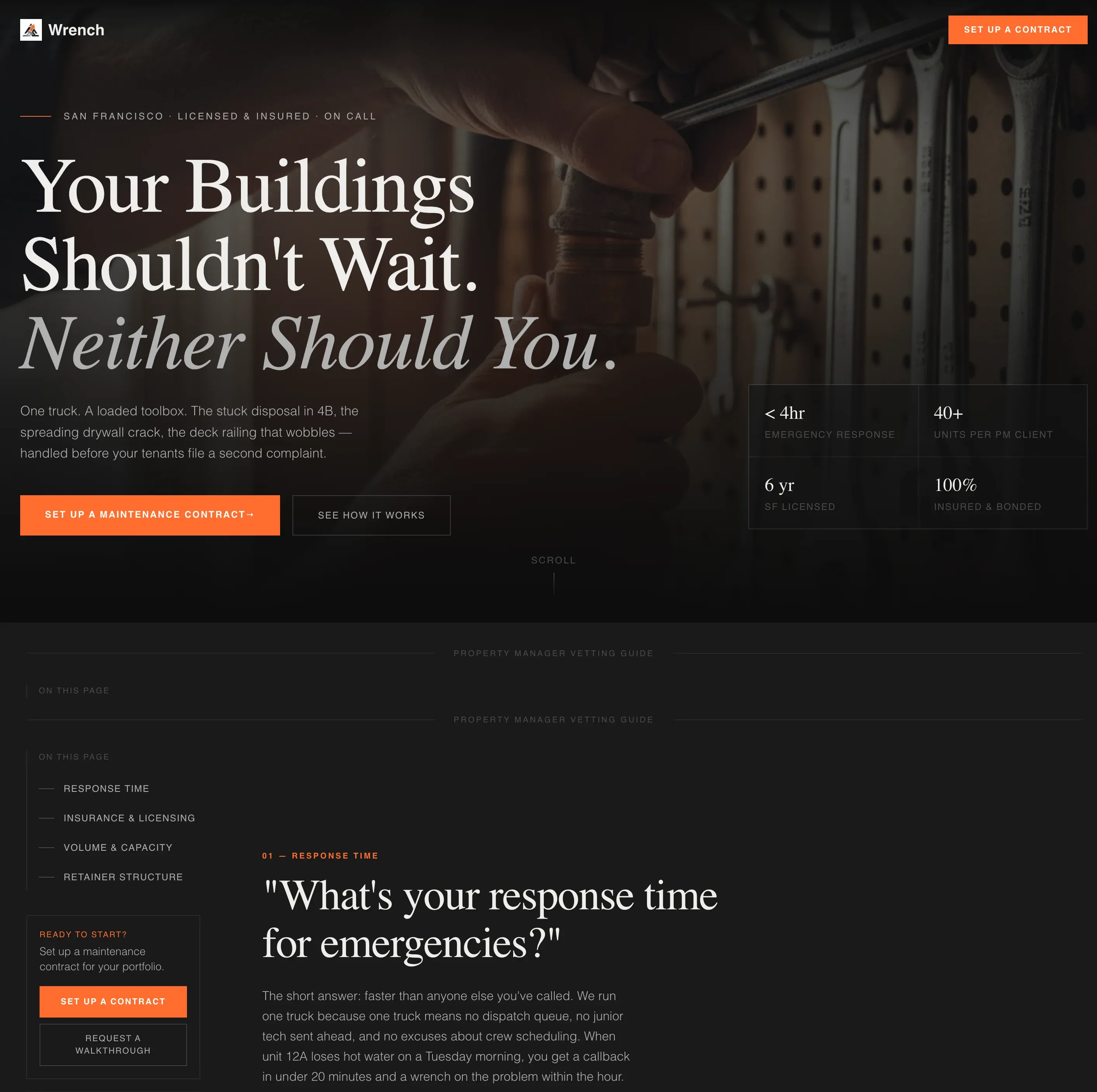 Reliable Handyman | Free Website Template | Rocket